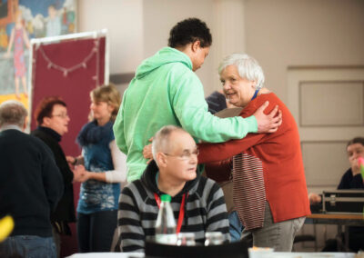 Tanzveranstaltung in der Behindertenhilfe