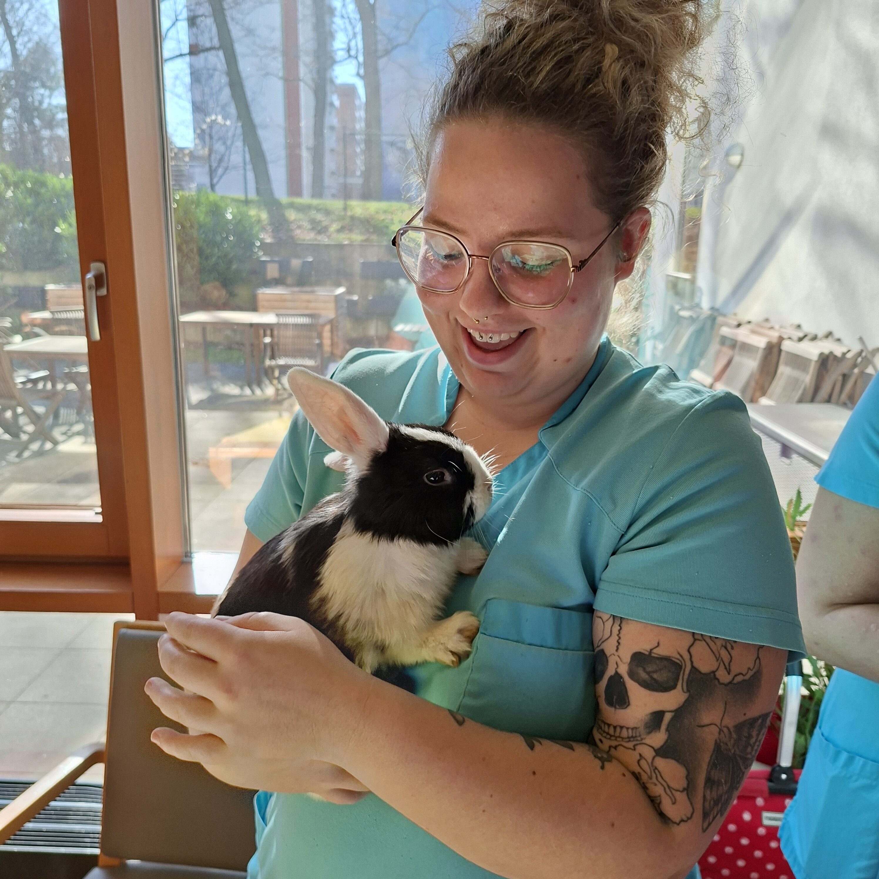 Tiergestützte Arbeit im Haus der Generationen