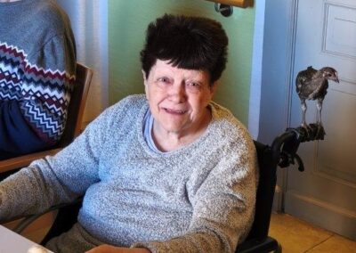 Besuch der Kontakttierbar im Altenpflegeheim Riebeckpark