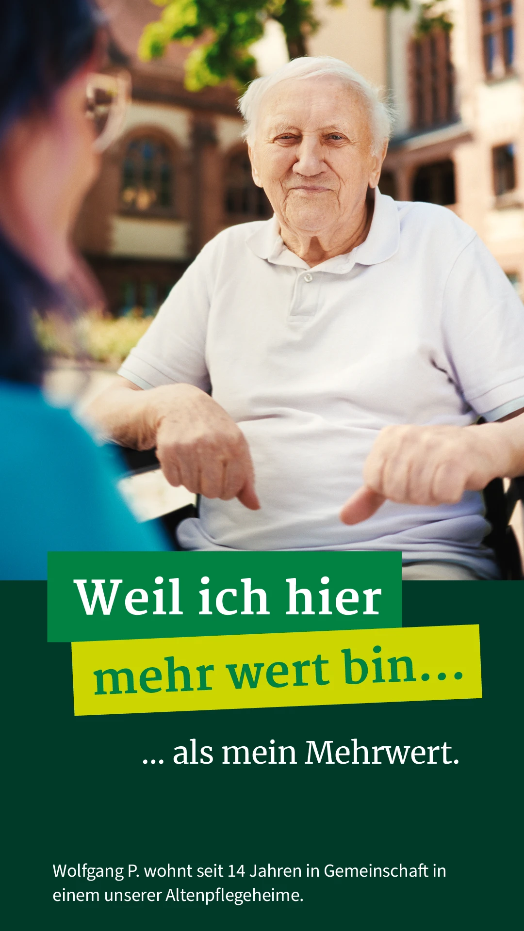 Wolfgang P. wohnt seit 14 Jahren in Gemeinschaft bei uns.
